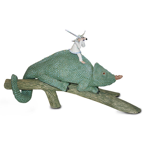 Sculpture – Horuda on a Chameleon
